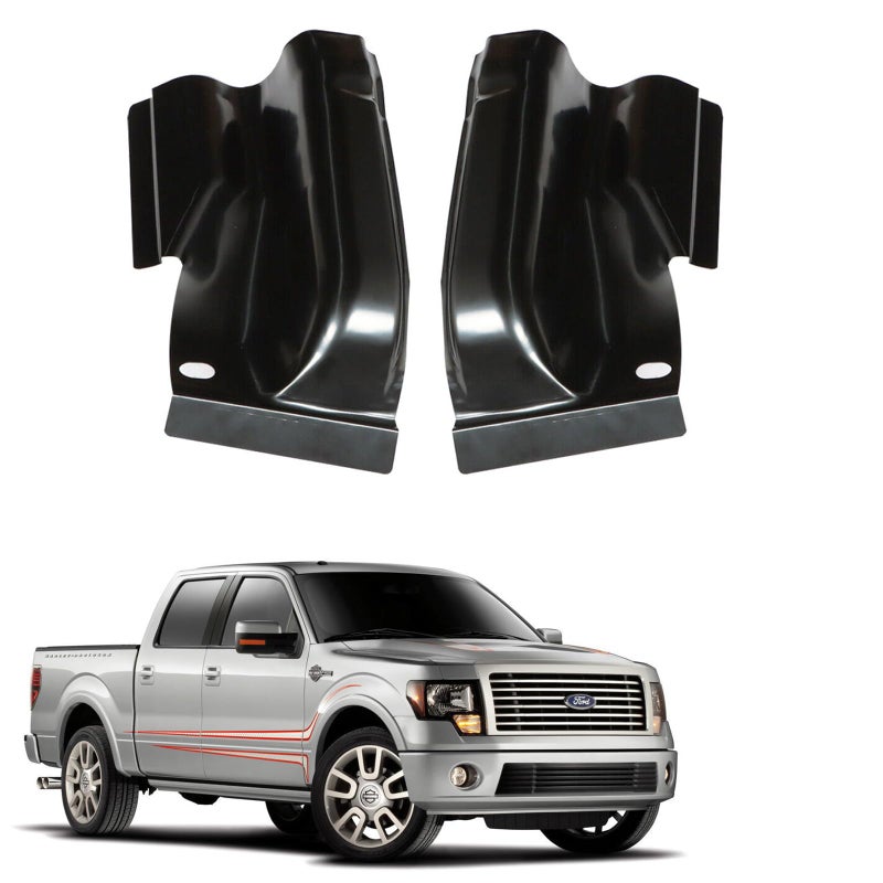 Wocch F150 Cab Corners Pickup Truck Corner Rust Repair Steel Panel Cover for Ford F150 Crew Cab 4 Door 2009 2010 2011 2012 2013 2014 - Image 1